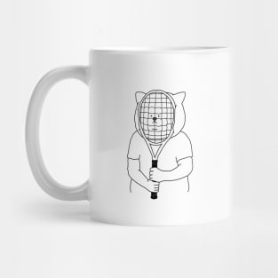 Racket Cat Mug